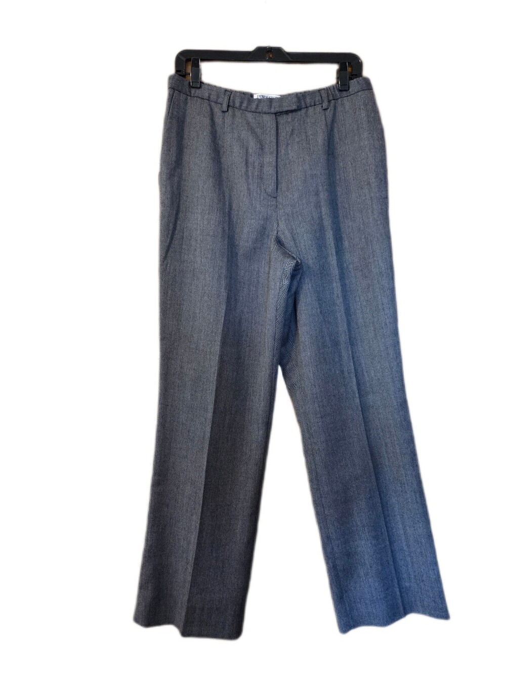Pendleton 100% Virgin Wool Herringbone Gray Pants Preppy Academia Size 12